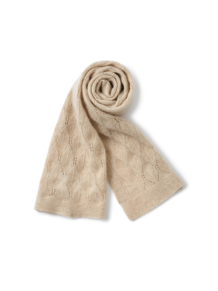 Cashmere Jacquard Scarf