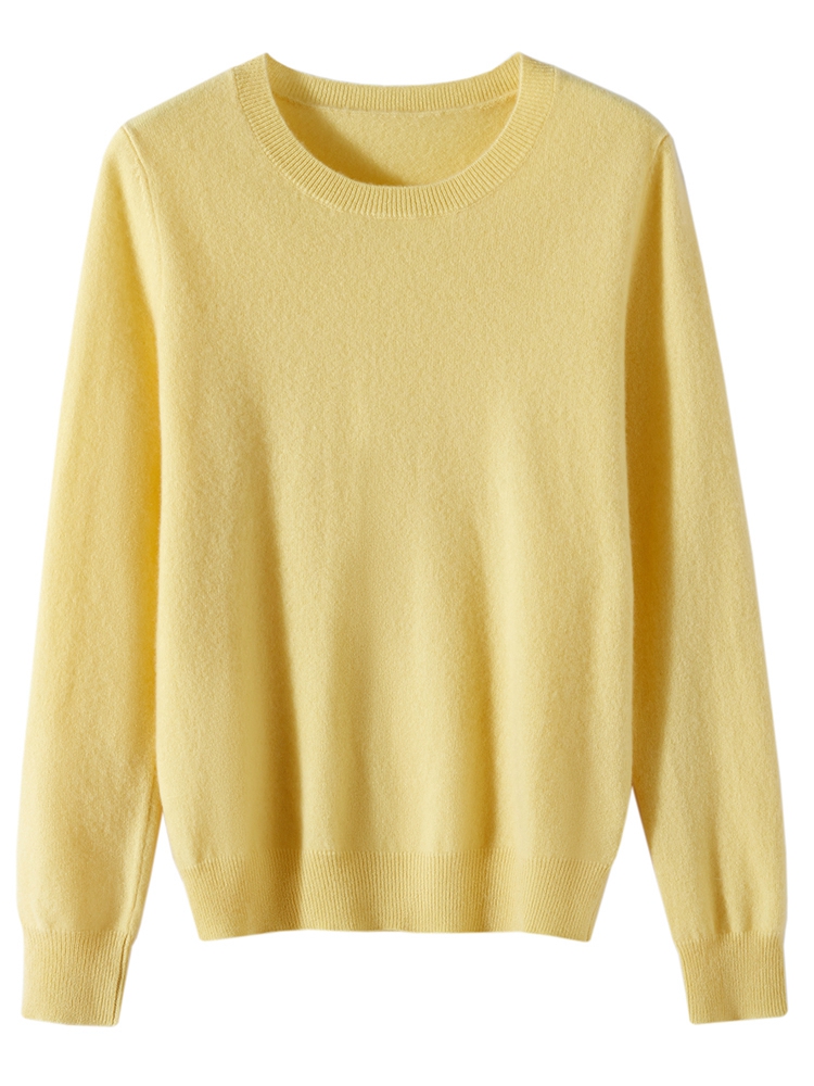 Women Cashmere Round Neck Sweater
