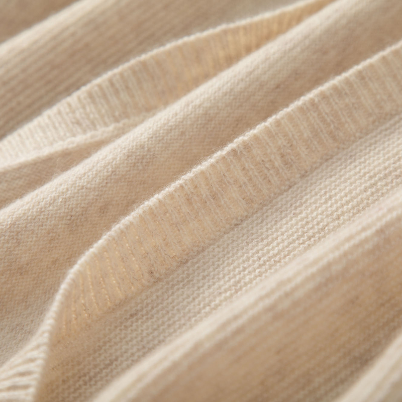 Women 100% Cashmere Long Cardigan With Tassels for A/W